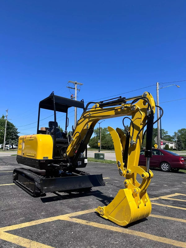 FREE SHIPPNG 2025 New Excavator, EPA CERTFD Kubota Engine 3.5 TON Kubota D1703B