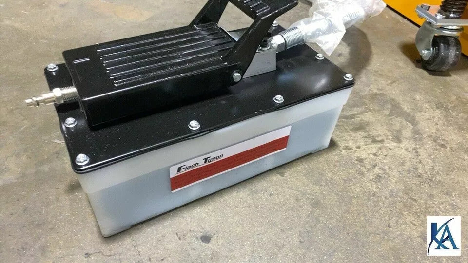 10 TON Portable Puller Auto Body Frame Machine FREE CHAINS+ANCHOR POTS+FOOT PUMP
