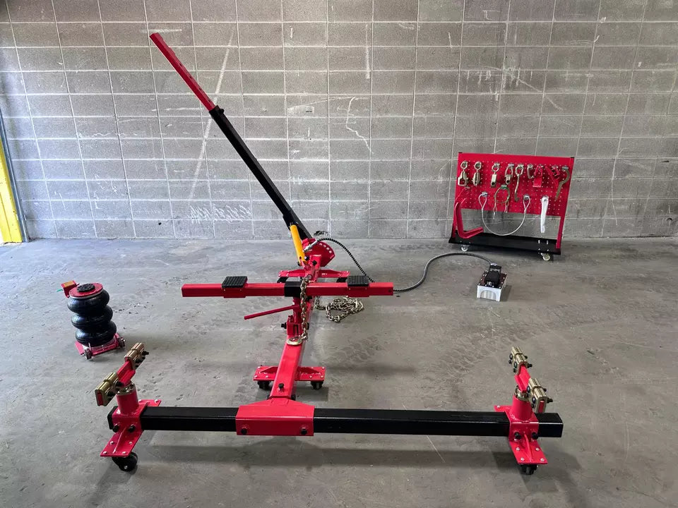 NEW Portable Auto Body Frame Machine Puller 10,000 PSI Foot Pump FREE SHIPPING