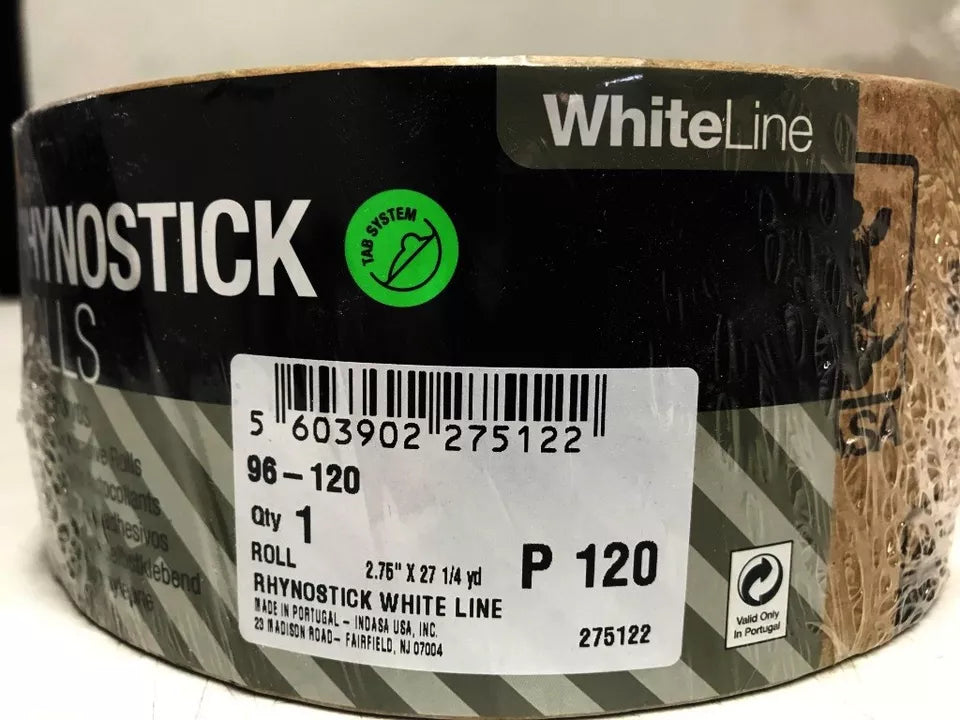 INDASA Rhynostick White Line P 220 Grit Auto Body Heavy Duty Sanding 1 Roll