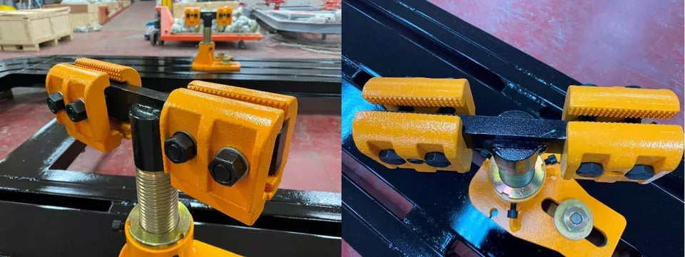 Universal Heavy Duty Auto Body Frame Machine Tie Down Clamp a Set of 4 / Free Local Pickup