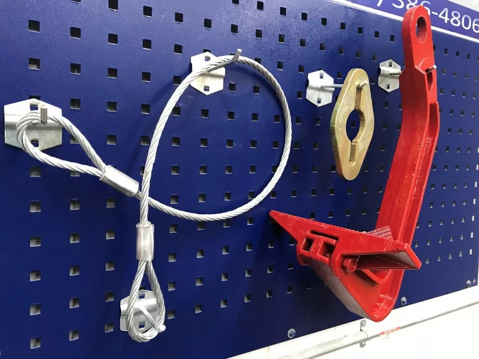 Set#107 Mo-Clamp style 6410 Jumbo Deep Hook + steel cable + Pull Link Frame machine DEAL
