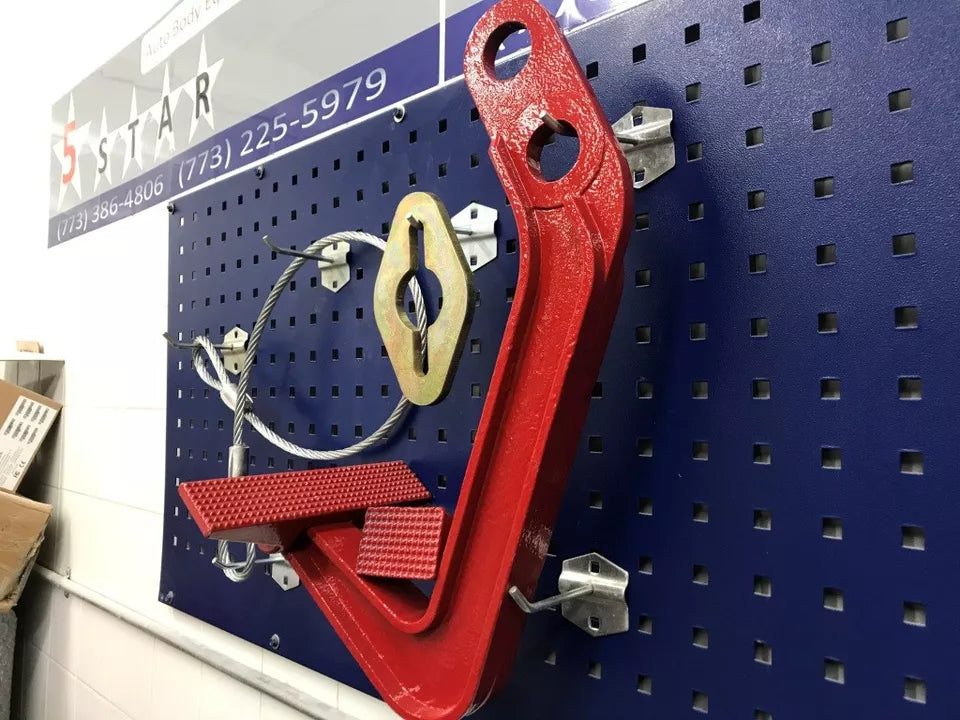 Set#107 Mo-Clamp style 6410 Jumbo Deep Hook + steel cable + Pull Link Frame machine DEAL