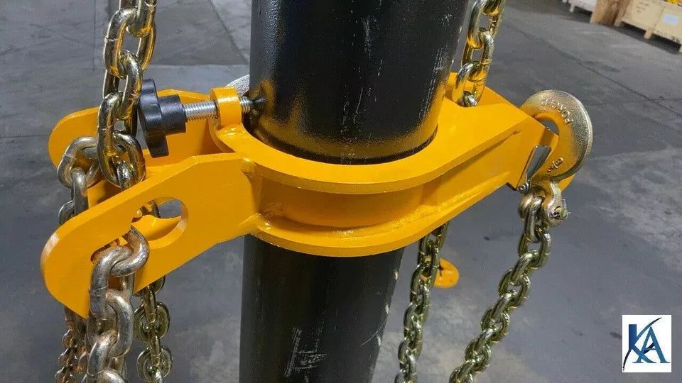 10 TON Portable Puller Auto Body Frame Machine FREE CHAINS+ANCHOR POTS+FOOT PUMP