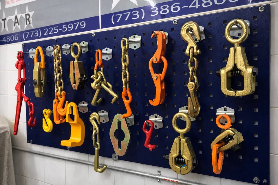SET#6 AUTO BODY FRAME MACHINE 16 PIECE TOOL AND CLAMP SET MEGA DEAL