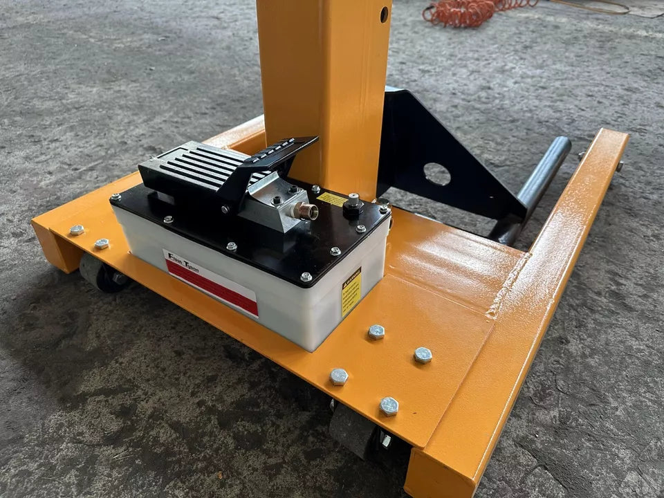 3 Ton Capacity Mobile Wheel Hydraulic Lift + Free 10,000 PSI Foot Petal Pump