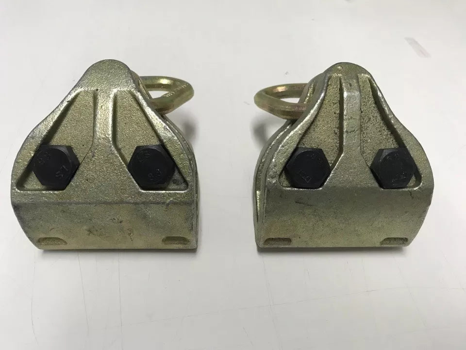 TWO PCS 2 X Self-Tightening Grip Pull Frame Machine Auto Body Repair Clamp