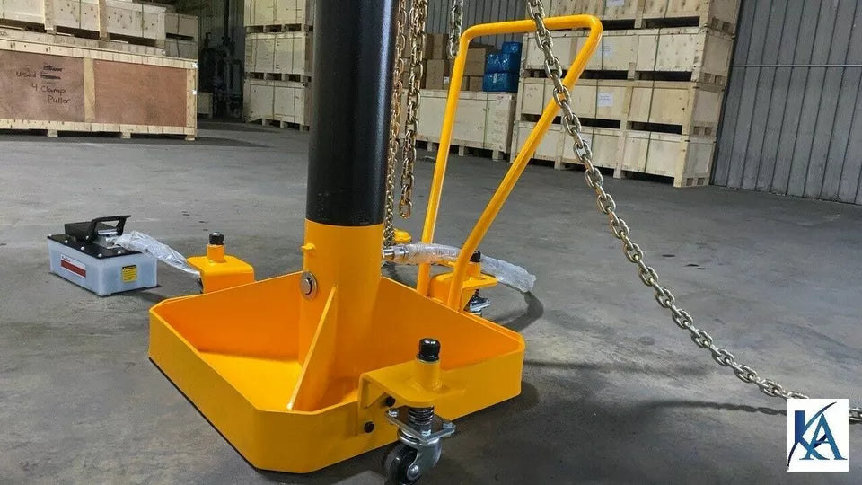 10 TON Portable Puller Auto Body Frame Machine FREE CHAINS+ANCHOR POTS+FOOT PUMP