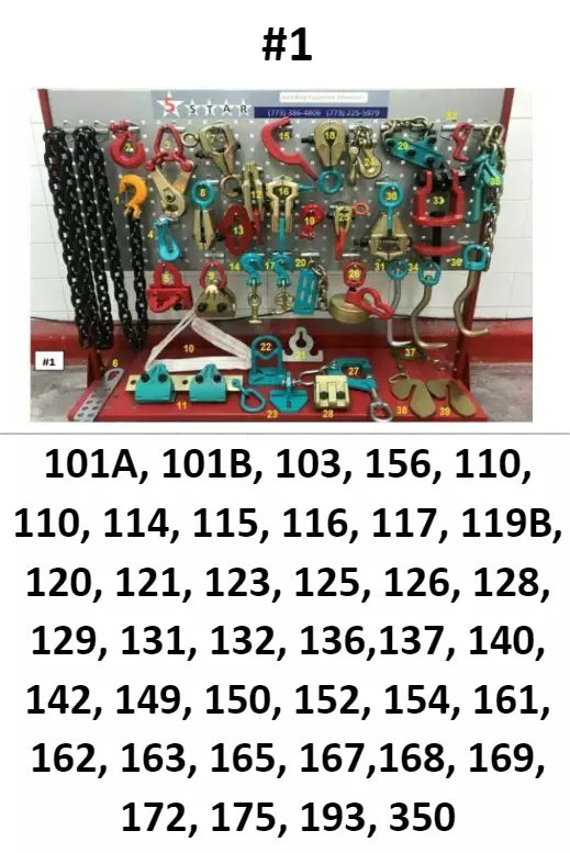 SET#1 39 PIECE HEAVY DUTY AUTOBODY FRAMEMACHINE PULLING TOOLS & CLAMPS MEGA PACK