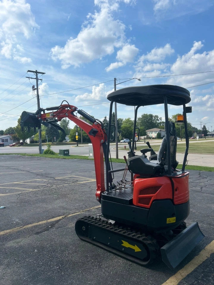 2025 2 Ton New Mini Excavator D902 Swing Boom + Hyraulic Thumb
