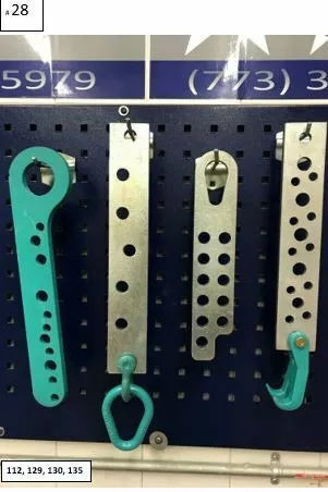 SET#28 Auto body frame machine tool Multi Hole Puller Pull Plates Draw Bar claw