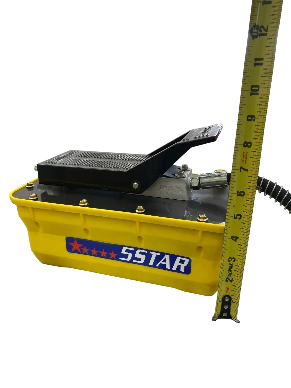 New Hydraulic Air Foot Pedal Pump 10,000 PSI For Auto Body Frame Machines Press