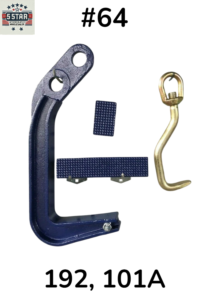 SET#64 Mo Clamp Style FRAME MACHINE JUMBO DEEP HOOK WITH 2 PADS + Flat Nose