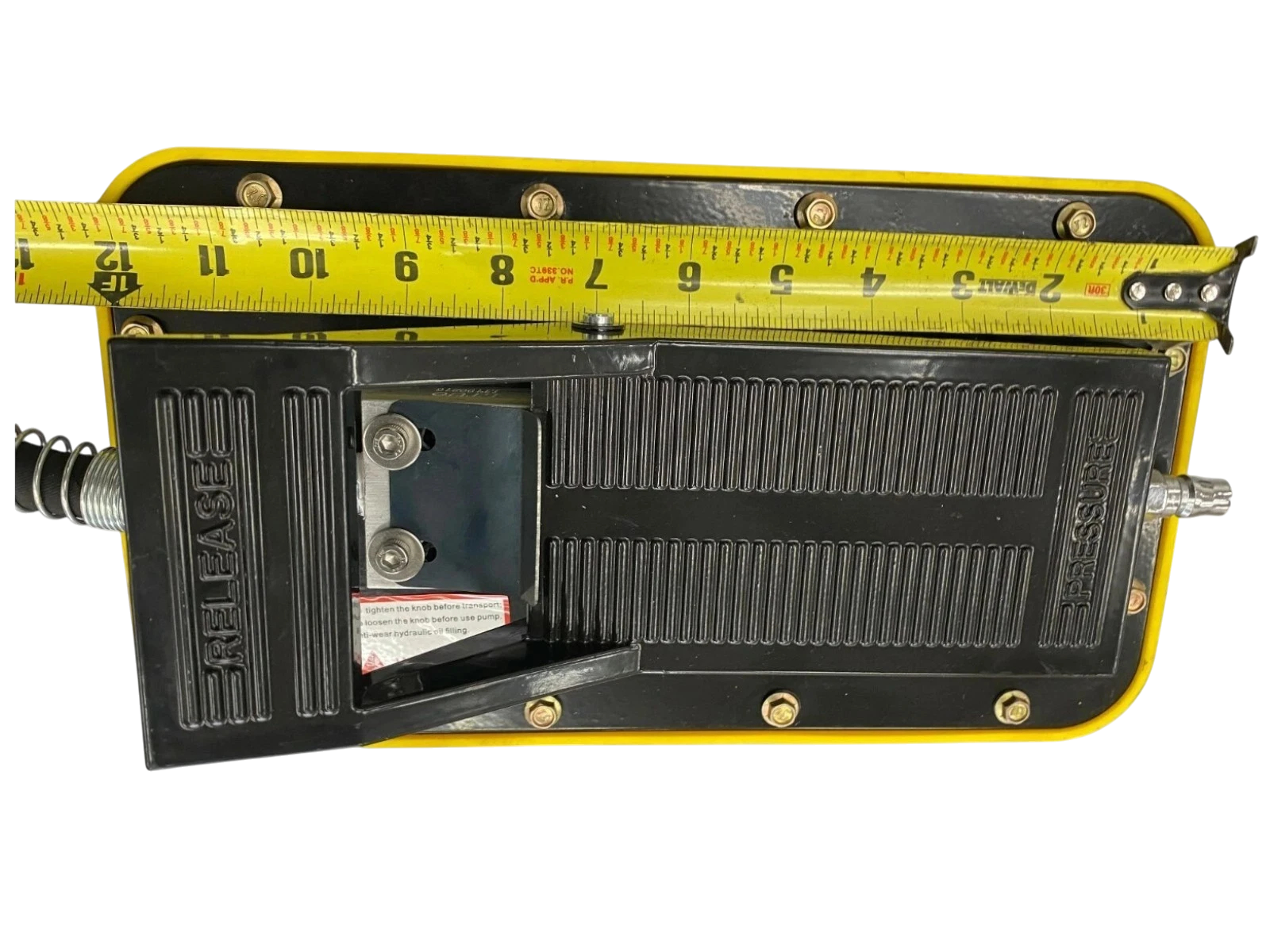 New Hydraulic Air Foot Pedal Pump 10,000 PSI For Auto Body Frame Machines Press