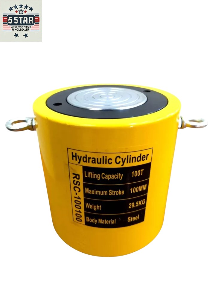 Hydraulic Lift Cylinder 100 Ton 3.93" (100 mm) Stroke Jack Ram Pressure Pump