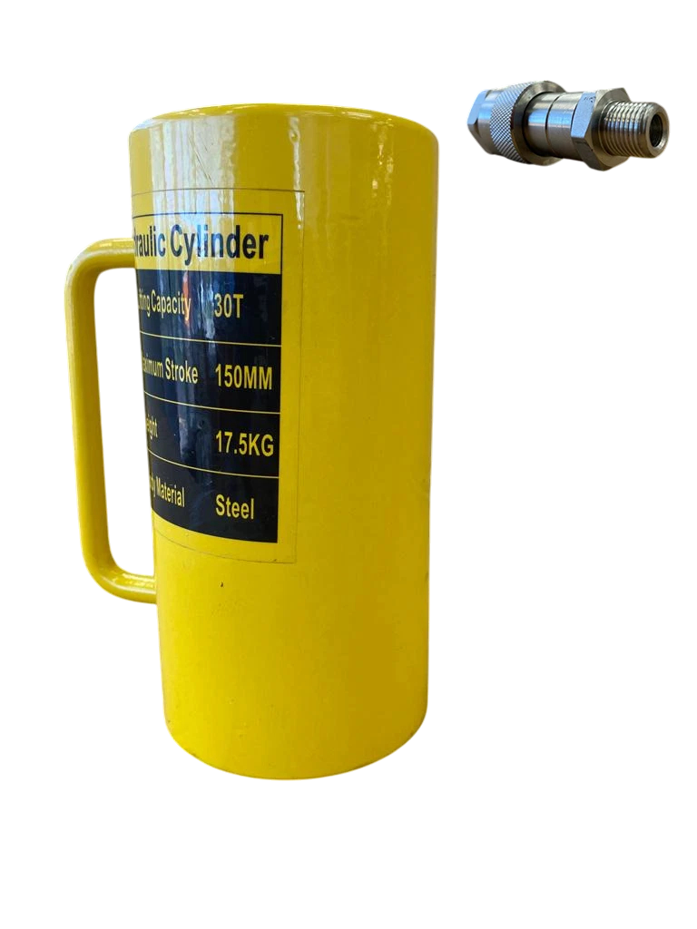 Hydraulic Cylinder Ram Single Acting 30 TON 150mm Stroke 5.90 Inch Stroke