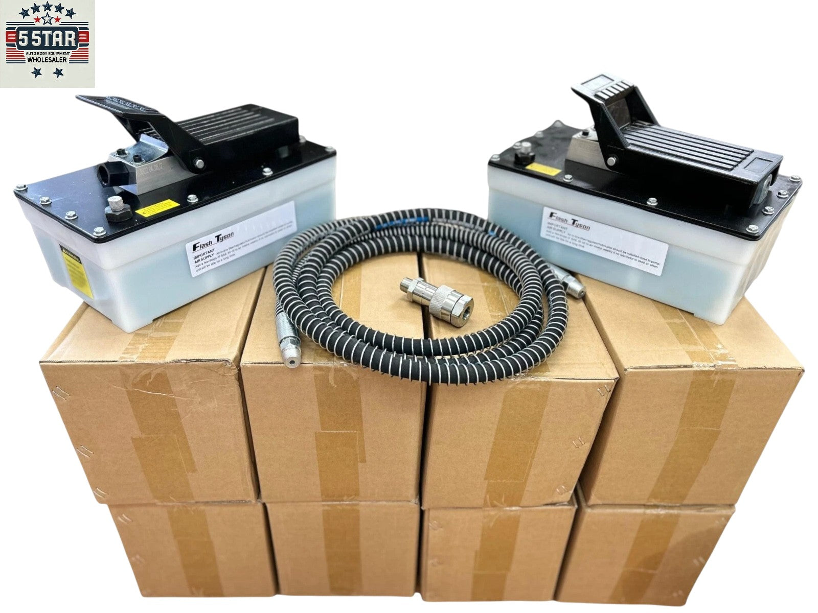 10 Sets Wholesale Deal Air Hydraulic Foot Pump with 10000 PSI