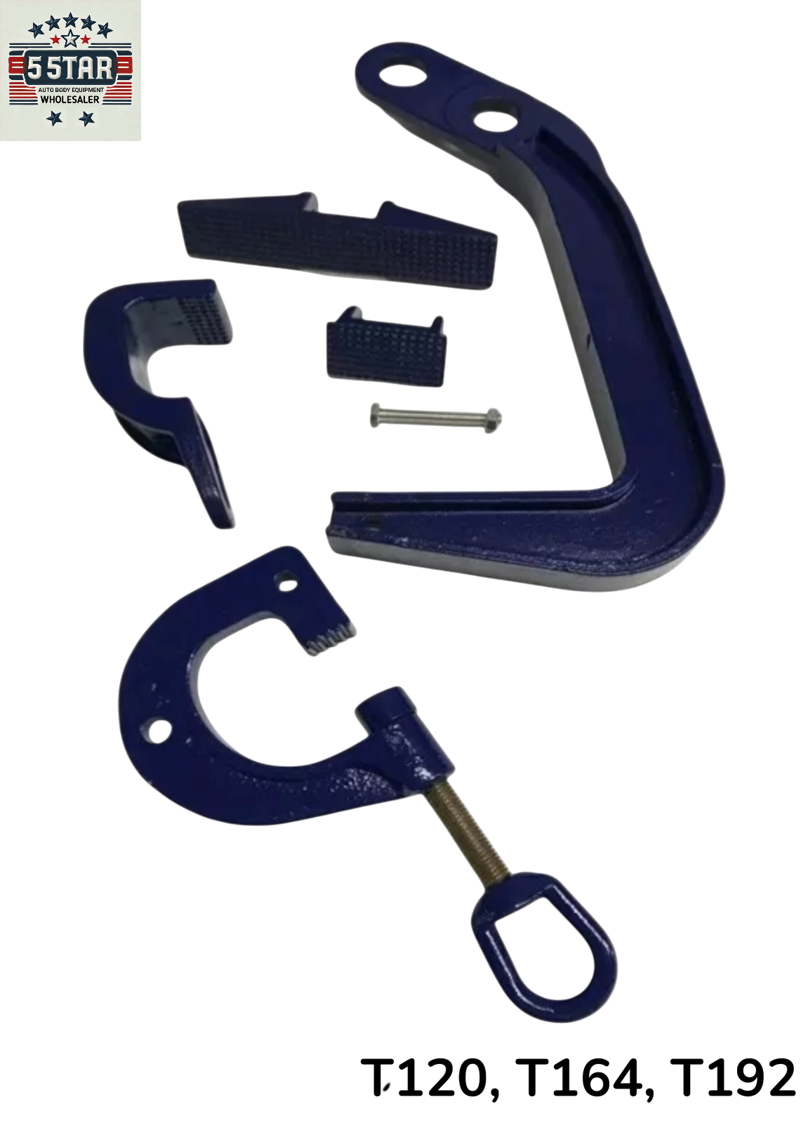 AUTO BODY FRAME MACHINE JUMBO DEEP HOOK SET & G-CLAMP COMBO DEAL