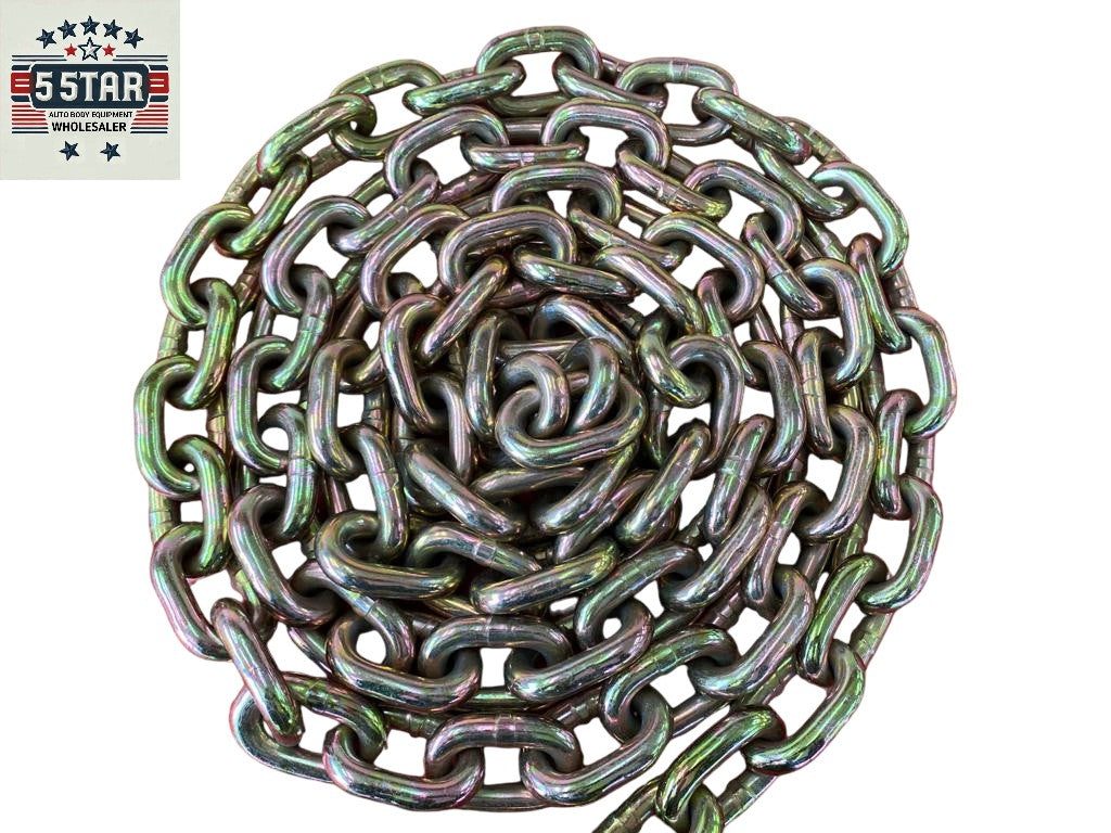 SET#31 HEAVY DUTY AUTO BODY FRAME MACHINE PULLING CHAIN 11 FEET LONG